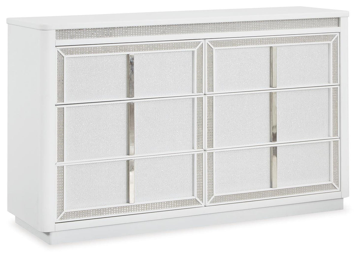 Chalanna Queen Storage Bed, Dresser and 2 Nightstands