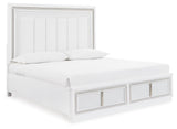 Chalanna California King Upholstered Storage Bed