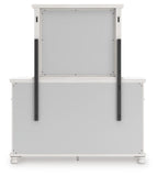 Rowlenstown Queen Poster Bed, Dresser and Mirror