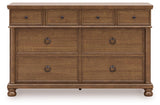 Rowlenstown King Poster Bed, Dresser and 2 Nightstands