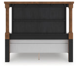 Rowlenstown Queen Poster Bed, Dresser and Mirror