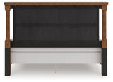 Rowlenstown King Poster Bed, Dresser and 2 Nightstands