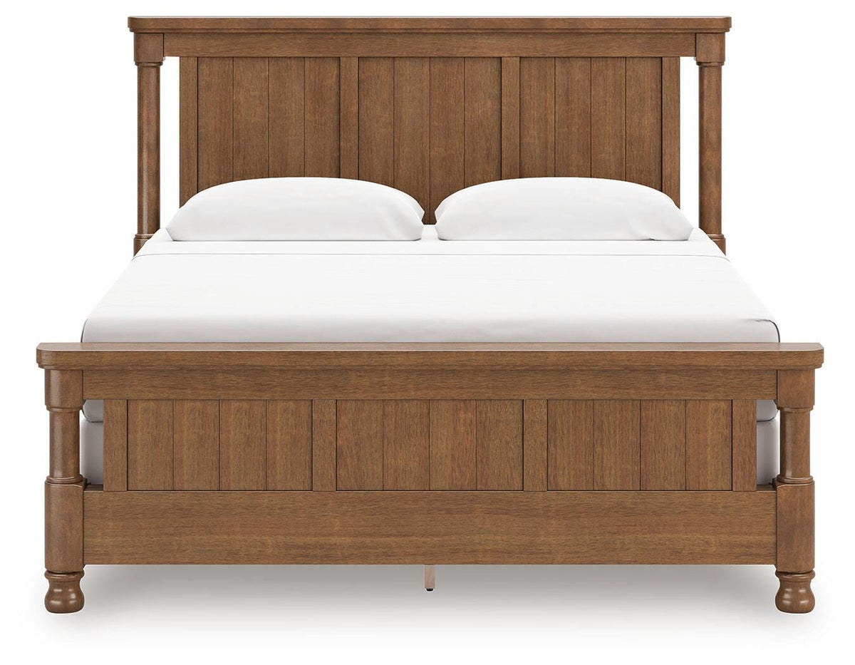 Rowlenstown King Poster Bed, Dresser and 2 Nightstands