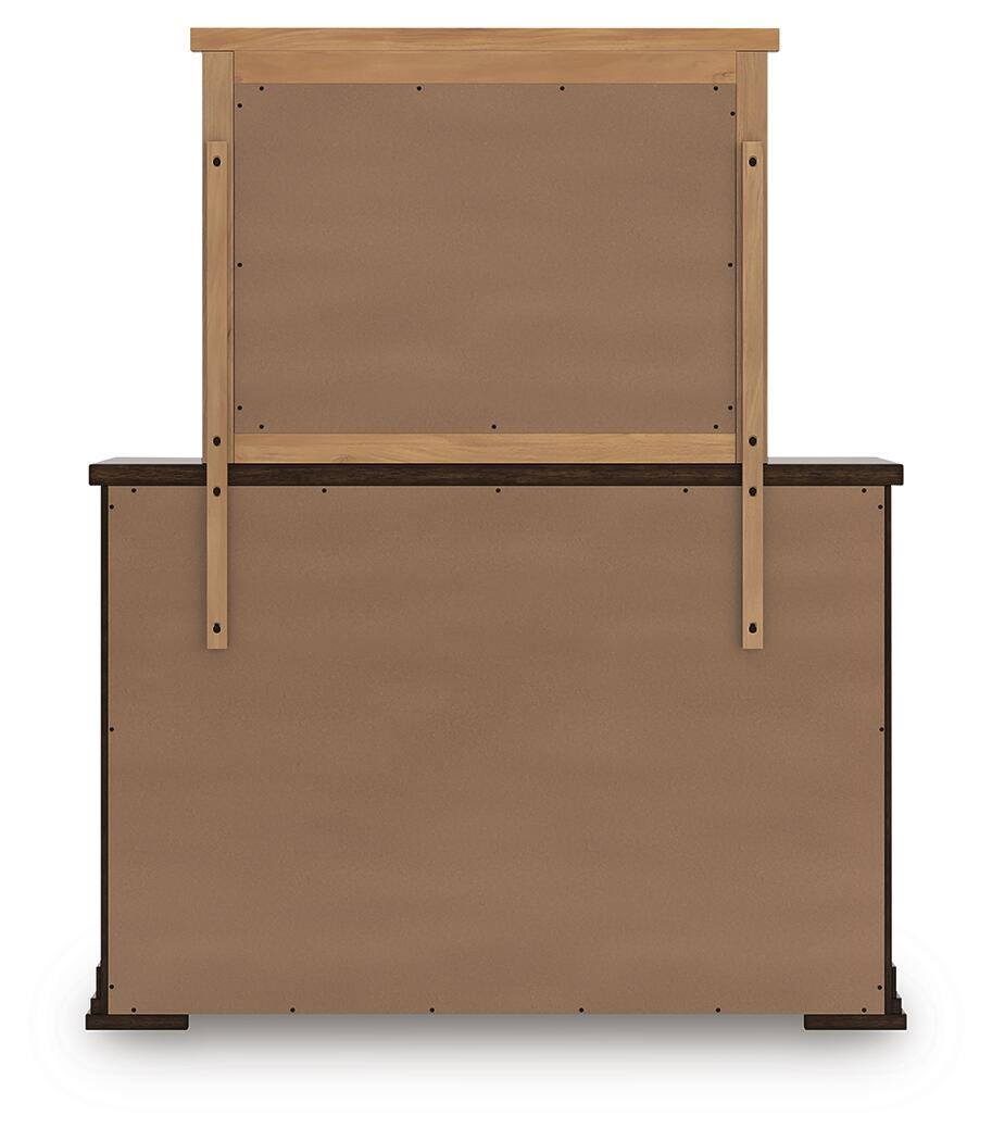 Taffenbrook Queen Panel Storage Bed, Dresser and Mirror