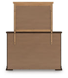 Taffenbrook Queen Panel Storage Bed, Dresser and Mirror