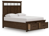 Taffenbrook Queen Panel Storage Bed, Dresser and Mirror