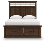 Taffenbrook Queen Panel Storage Bed, Dresser and Mirror