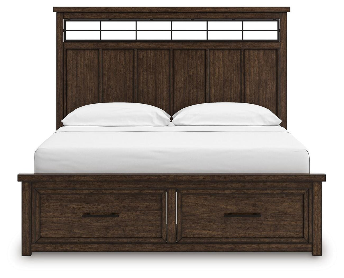 Taffenbrook California King Panel Storage Bed