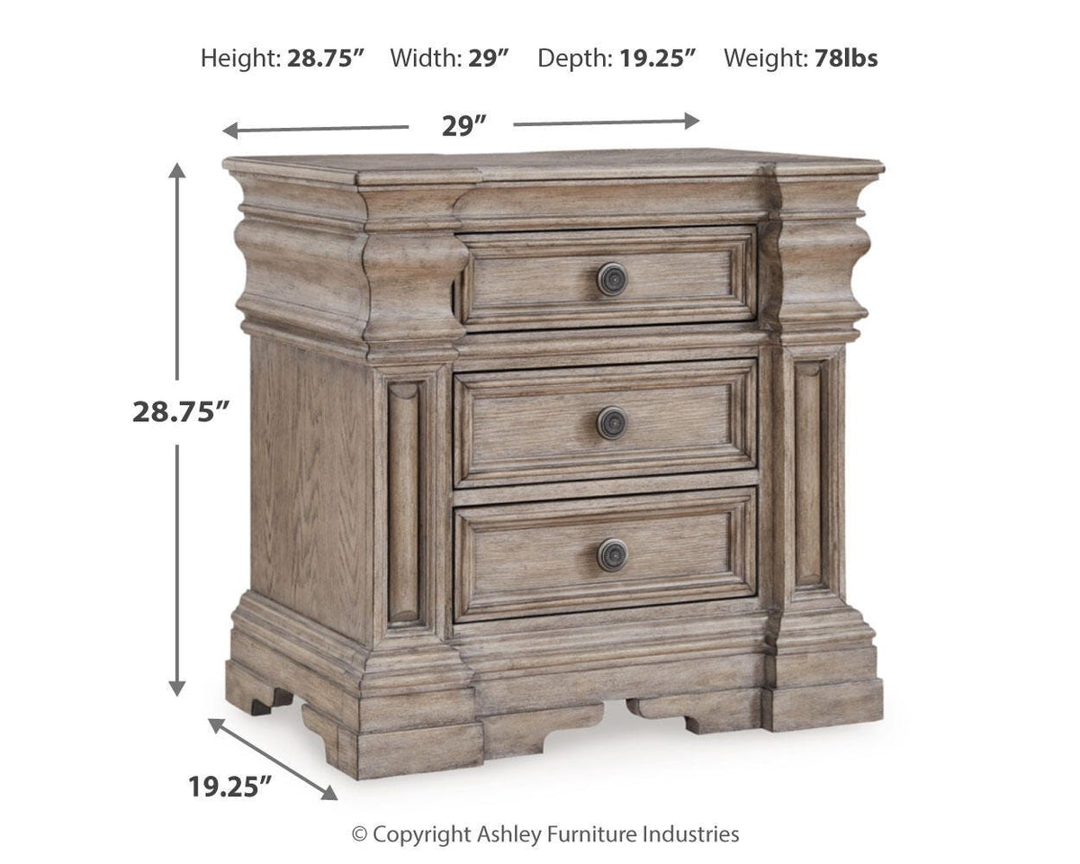 Blairhurst Queen Panel Bed, Dresser, Mirror, Chest and Nightstand