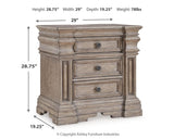 Blairhurst Queen Panel Bed, Dresser, Mirror, Chest and Nightstand