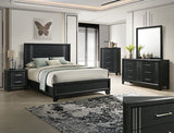 Charlie Charcoal Bedroom Mirror (Mirror Only) - Crown Mark | Olivia Furniture