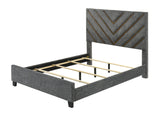 Zane Brown/Gray Upholstered Bedroom Set