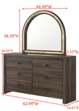 Noreen Brown LED Bedroom Set