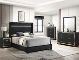 Gennro Black Dresser Mirror (Mirror Only) - Crown Mark | Olivia Furniture