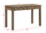 Valor Light Brown Writing Desk - Crown Mark | Olivia Furniture