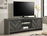 Valor Gray TV Stand - Crown Mark | Olivia Furniture