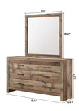 Elmer Brown Dresser Top (Only Mirror) - Crown Mark | Olivia Furniture