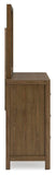 Cabalynn Queen Panel Bed with Storage, Dresser and Mirror