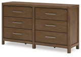 Cabalynn King Upholstered Bed, Dresser and 2 Nightstands