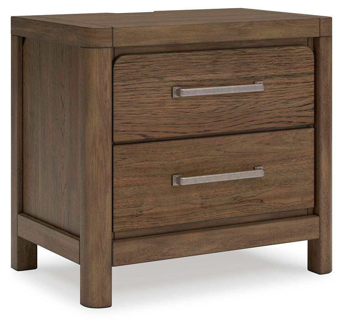 Cabalynn King Upholstered Bed and 2 Nightstands