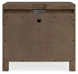 Cabalynn King Upholstered Bed and 2 Nightstands