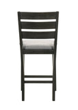 Bardstown Charcoal/Wheat Counter Height Chair, Set of 2 - Crown Mark | Olivia Furniture