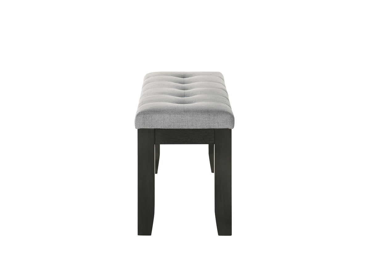 Bardstown Charcoal/Wheat Dining Bench - Crown Mark | Olivia Furniture