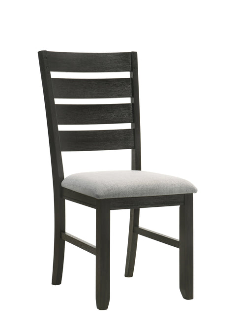 Bardstown Charcoal/Wheat Dining Chair, Set of 2 - Crown Mark | Olivia Furniture