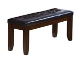 Bardstown Cherry Brown Dining Bench - Crown Mark | Olivia Furniture
