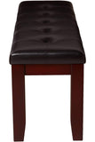 Bardstown Cherry Brown Dining Bench - Crown Mark | Olivia Furniture