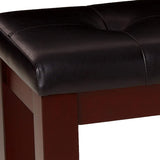 Bardstown Cherry Brown Dining Bench - Crown Mark | Olivia Furniture
