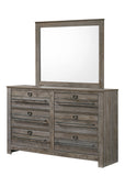 Bateson Brown Bedroom Mirror (Mirror Only) - Crown Mark | Olivia Furniture