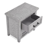 Beckett Rustic Gray Footboard Bench Panel Bedroom Set