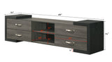 Brant Gray Tv Stand - Crown Mark | Olivia Furniture