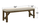 Broadmoor Brown Bench - Crown Mark | Olivia Furniture