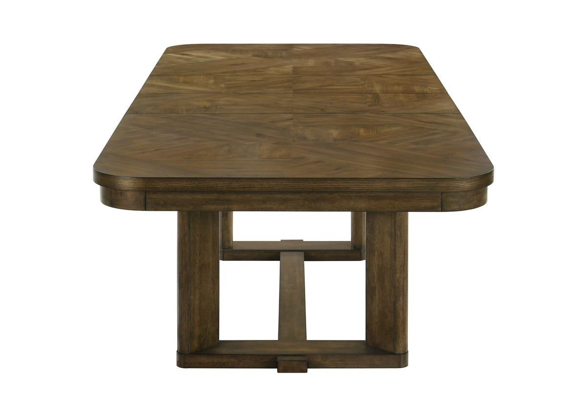 Broadmoor Brown Extendable Dining Set | Crown Mark | Olivia Furniture