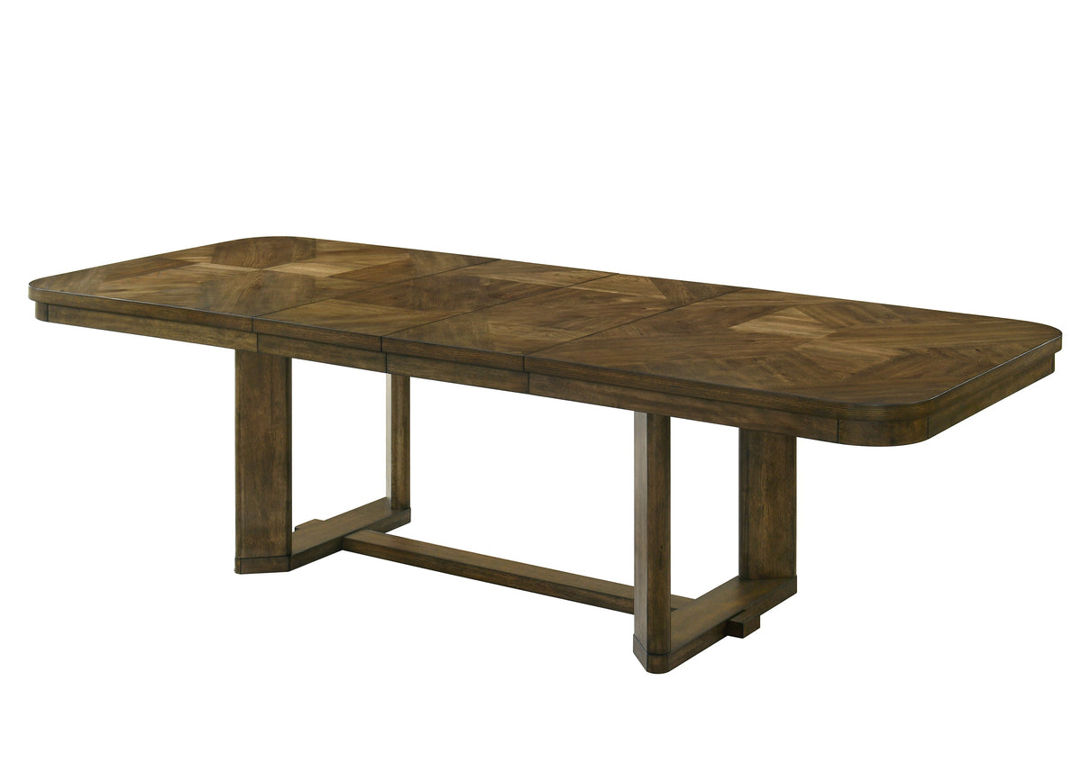 Broadmoor Brown Extendable Dining Set | Crown Mark | Olivia Furniture