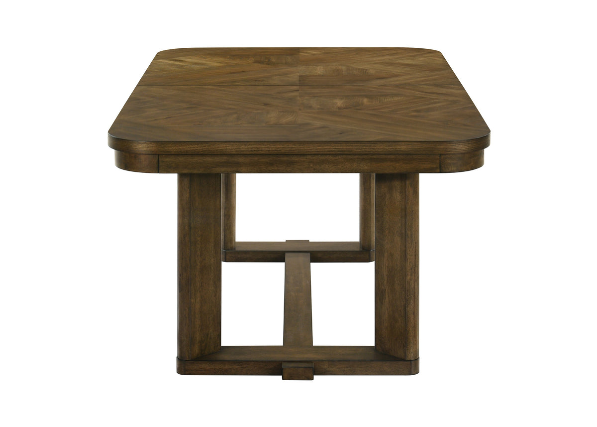 Broadmoor Brown Extendable Dining Table