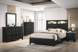 Cadence Black Bedroom Mirror (Mirror Only) - Crown Mark | Olivia Furniture