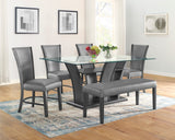 Camelia Gray Dining Bench - Crown Mark | Olivia Furniture