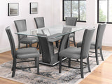 Camelia Gray/Gray Dining Chair, Set of 2 - Crown Mark | Olivia Furniture