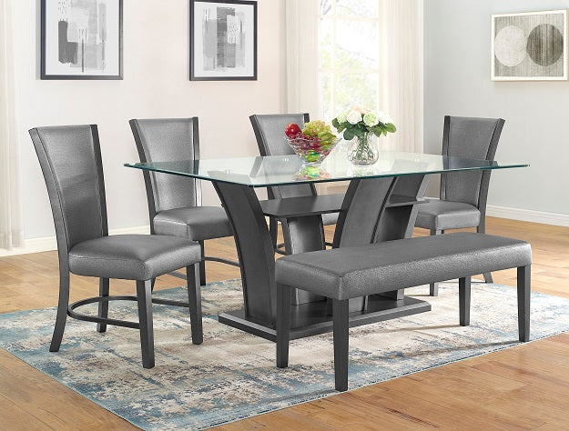 Camelia Gray/Gray Dining Set | Crown Mark | Olivia Furniture