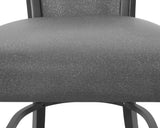 Camelia Gray PU Leather Counter Height Chair, Set of 2 - Crown Mark | Olivia Furniture