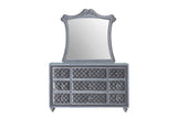 Cameo Gray Bedroom Mirror (Mirror Only) - Crown Mark | Olivia Furniture
