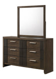 Carlton Brown Upholstered Panel Bedroom Set