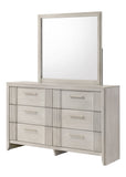 Carlton White Mist Dresser Top (Mirror Only) - Crown Mark | Olivia Furniture