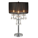 Chandelier Black 29.5" Table Touch Lamp, Set of 2 - Crown Mark | Olivia Furniture