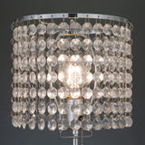 Chandelier Chrome 19" Table Lamp - Crown Mark | Olivia Furniture