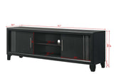 Charlie Charcoal Tv Stand - Crown Mark | Olivia Furniture