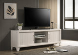 Charlie White Tv Stand - Crown Mark | Olivia Furniture